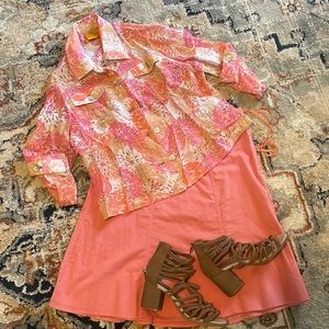 Adorable Springtime Button Up Top